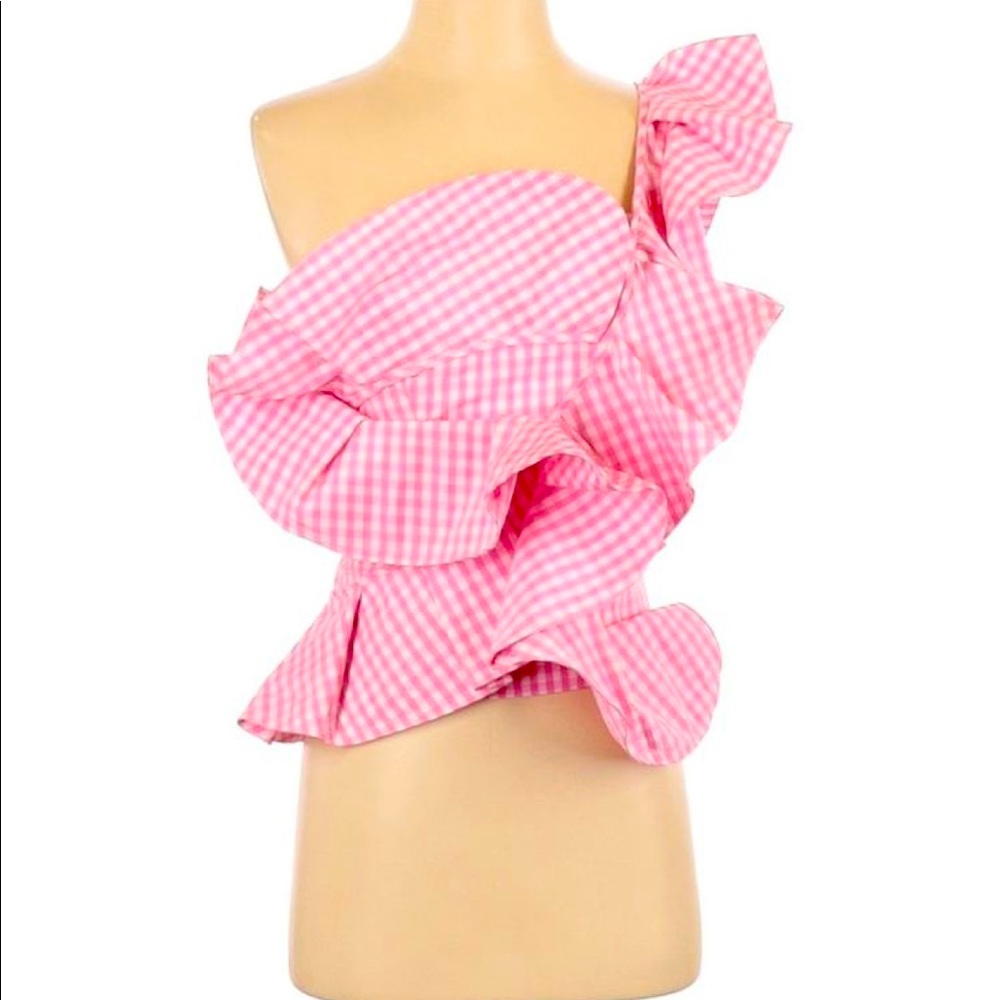 Beautiful dressy, never worn one shoulder top.
